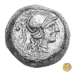 308/4 - oncia M. Herennius 108-107 BC (Roma)