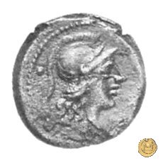 308/4 - oncia M. Herennius 108-107 BC (Roma)