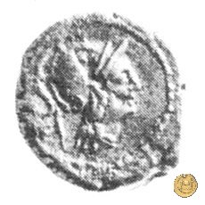 308/4 - oncia M. Herennius 108-107 BC (Roma)