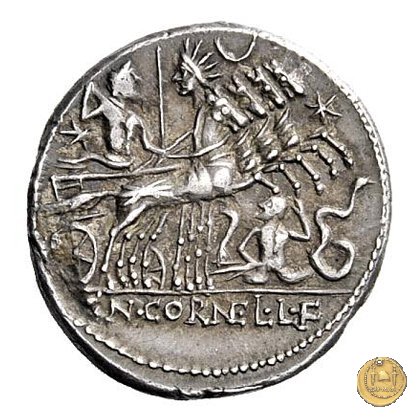 310/1 - denario Cn. Cornelius L.f. Sisenna 118-107 BC (Roma)