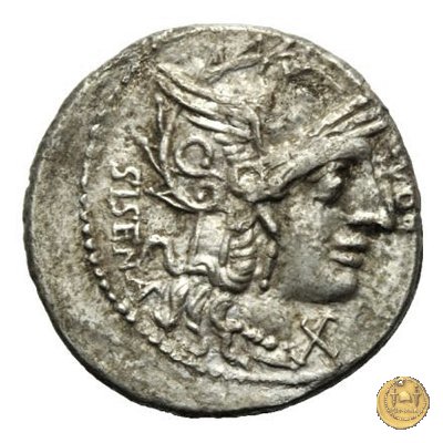 310/1 - denario Cn. Cornelius L.f. Sisenna 118-107 BC (Roma)