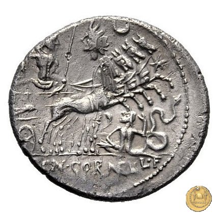 310/1 - denario Cn. Cornelius L.f. Sisenna 118-107 BC (Roma)