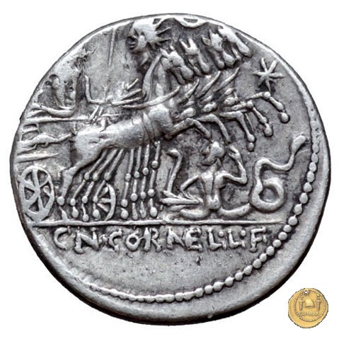 310/1 - denario Cn. Cornelius L.f. Sisenna 118-107 BC (Roma)