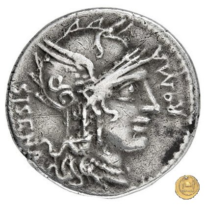 310/1 - denario Cn. Cornelius L.f. Sisenna 118-107 BC (Roma)