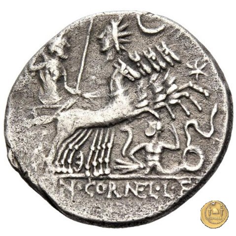 310/1 - denario Cn. Cornelius L.f. Sisenna 118-107 BC (Roma)