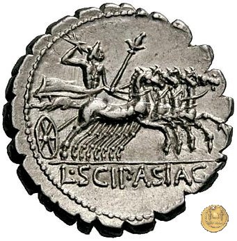 311/1 - denario L. Cornelius Scipio Asiagenus 106 BC (Roma)