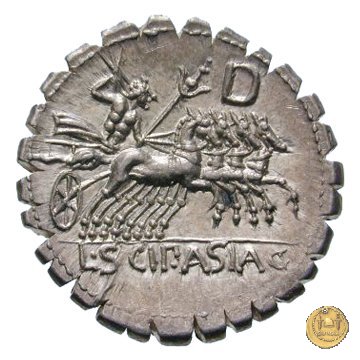 311/1 - denario L. Cornelius Scipio Asiagenus 106 BC (Roma)