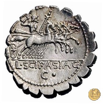 311/1 - denario L. Cornelius Scipio Asiagenus 106 BC (Roma)