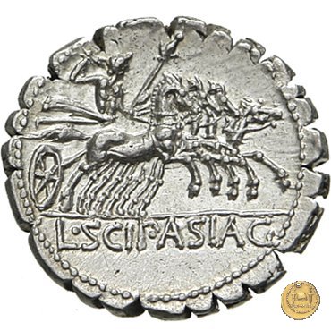 311/1 - denario L. Cornelius Scipio Asiagenus 106 BC (Roma)