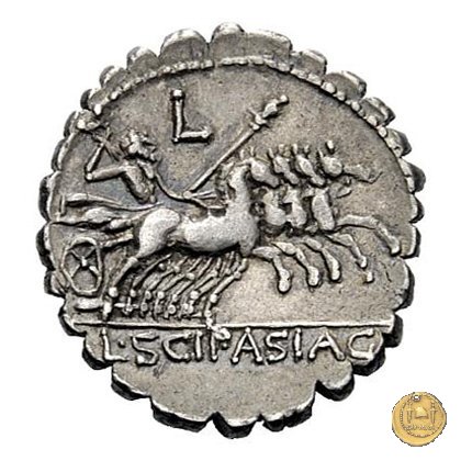 311/1 - denario L. Cornelius Scipio Asiagenus 106 BC (Roma)