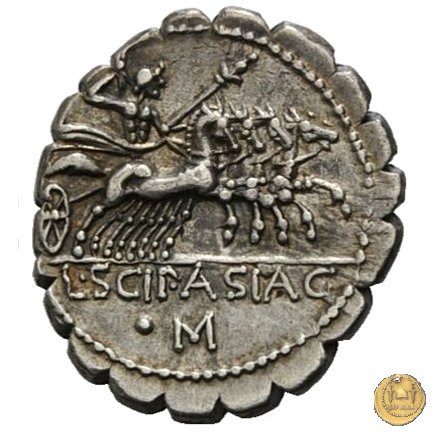 311/1 - denario L. Cornelius Scipio Asiagenus 106 BC (Roma)