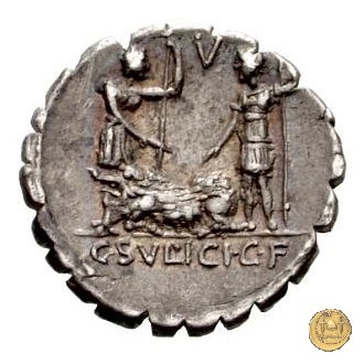 312/1 - denario C. Sulpicius C.f. 106 BC (Roma)