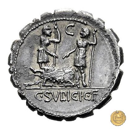 312/1 - denario C. Sulpicius C.f. 106 BC (Roma)