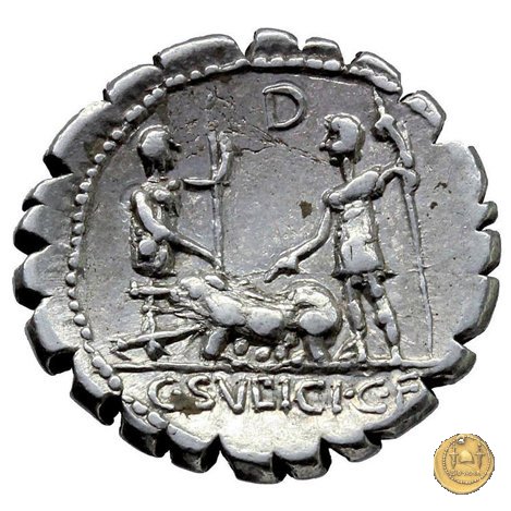 312/1 - denario C. Sulpicius C.f. 106 BC (Roma)