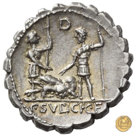 312/1 - denario C. Sulpicius C.f. 106 a.C. (Roma)