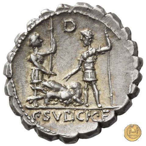 312/1 - denario C. Sulpicius C.f. 106 BC (Roma)