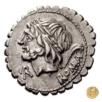 313/1 - denario L. Memmius Gal.(eria) 106 BC (Roma)