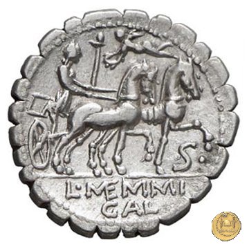 313/1 - denario L. Memmius Gal.(eria) 106 BC (Roma)