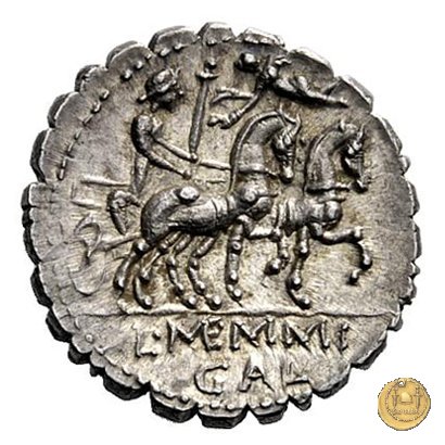 313/1 - denario L. Memmius Gal.(eria) 106 BC (Roma)