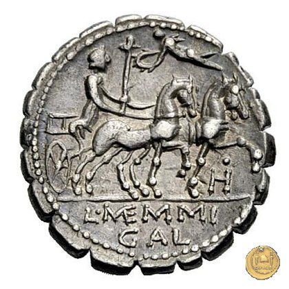 313/1 - denario L. Memmius Gal.(eria) 106 BC (Roma)