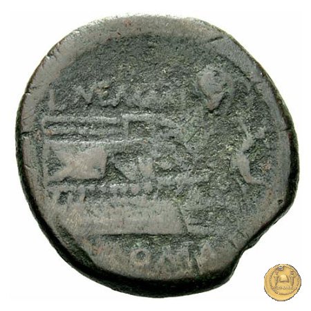 313/2 - asse L. Memmius Gal.(eria) 106 BC (Roma)