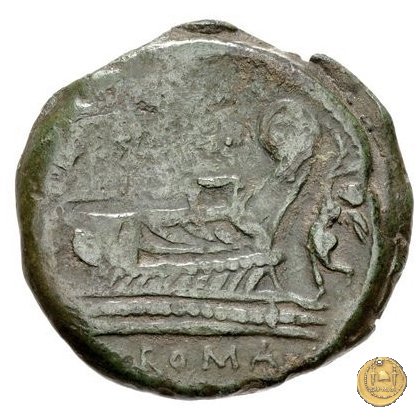 313/2 - asse L. Memmius Gal.(eria) 106 BC (Roma)