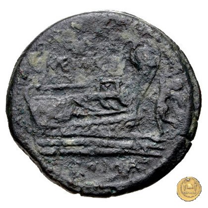 313/2 - asse L. Memmius Gal.(eria) 106 BC (Roma)