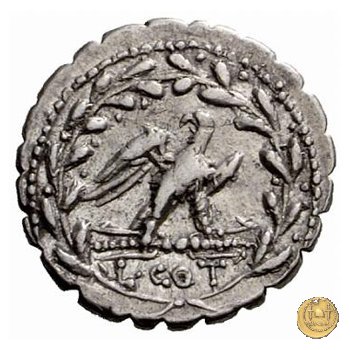 314/1 - denario L. Aurelius Cotta 105 BC (Roma)