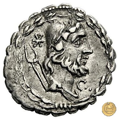 314/1 - denario L. Aurelius Cotta 105 BC (Roma)