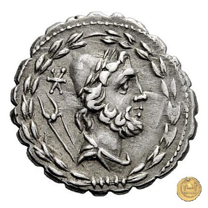 314/1 - denario L. Aurelius Cotta 105 BC (Roma)