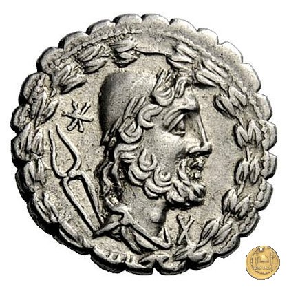 314/1 - denario L. Aurelius Cotta 105 BC (Roma)