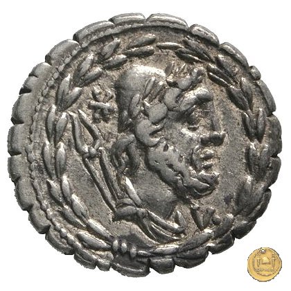 314/1 - denario L. Aurelius Cotta 105 BC (Roma)