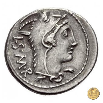 316/1 - denario L. Thorius Balbus 105 BC (Roma)