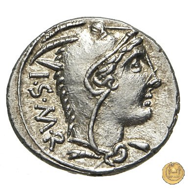 316/1 - denario L. Thorius Balbus 105 BC (Roma)