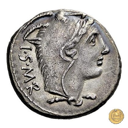 316/1 - denario L. Thorius Balbus 105 BC (Roma)