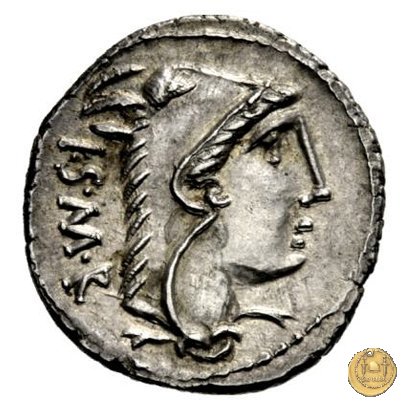 316/1 - denario L. Thorius Balbus 105 BC (Roma)