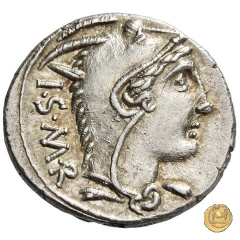 316/1 - denario L. Thorius Balbus 105 BC (Roma)