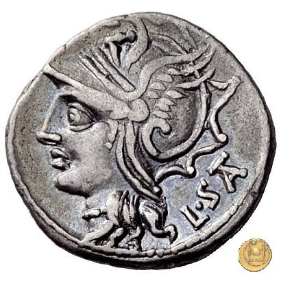 317/1 - denario L. Appuleius Saturninus 104 BC (Roma)