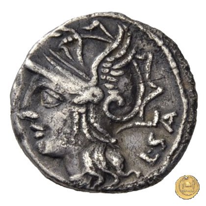 317/1 - denario L. Appuleius Saturninus 104 BC (Roma)