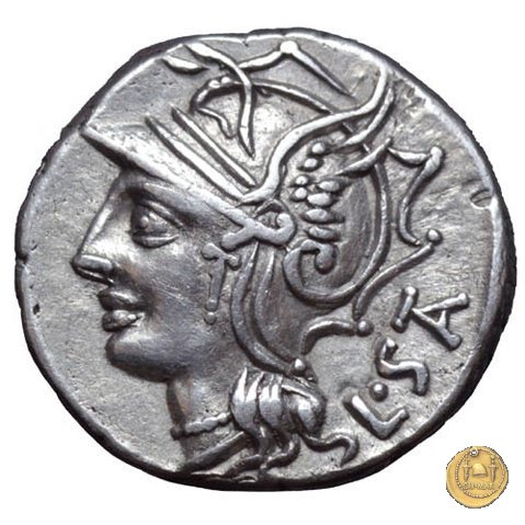 317/1 - denario L. Appuleius Saturninus 104 BC (Roma)