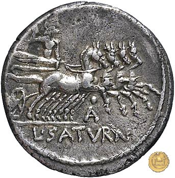 317/2 - denario L. Appuleius Saturninus 104 BC (Roma)