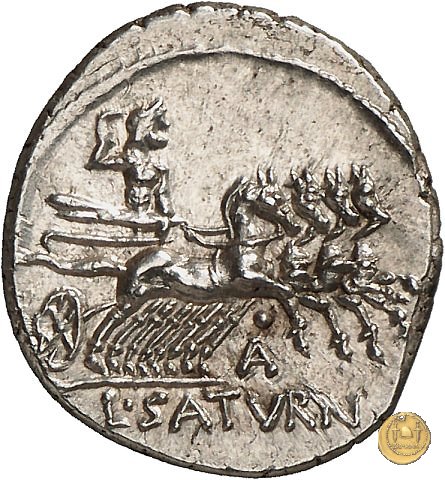 317/2 - denario L. Appuleius Saturninus 104 BC (Roma)