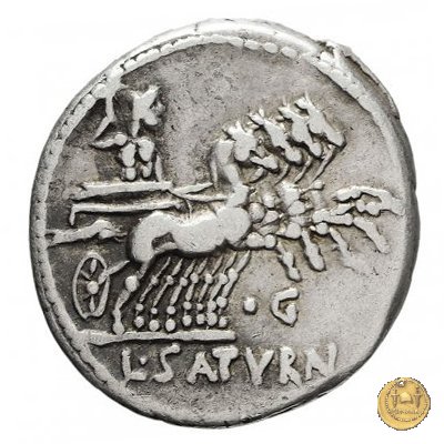 317/2 - denario L. Appuleius Saturninus 104 BC (Roma)