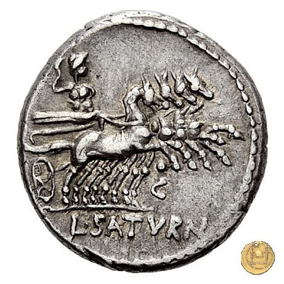 317/2 - denario L. Appuleius Saturninus 104 BC (Roma)