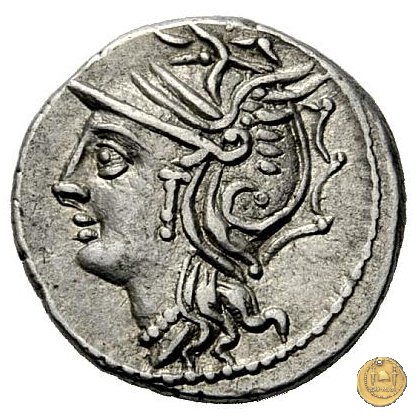 317/3 - denario L. Appuleius Saturninus 104 BC (Roma)