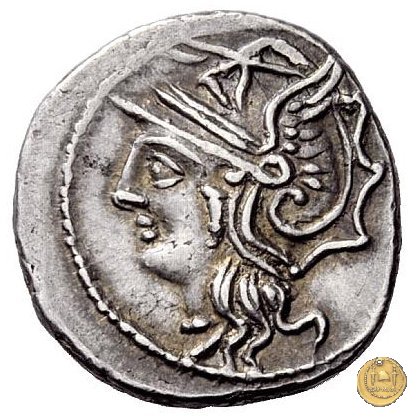 317/3 - denario L. Appuleius Saturninus 104 BC (Roma)