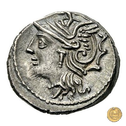 317/3 - denario L. Appuleius Saturninus 104 BC (Roma)