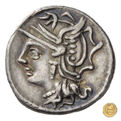 317/3 - denario L. Appuleius Saturninus 104 BC (Roma)