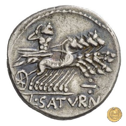 317/3 - denario L. Appuleius Saturninus 104 a.C. (Roma)
