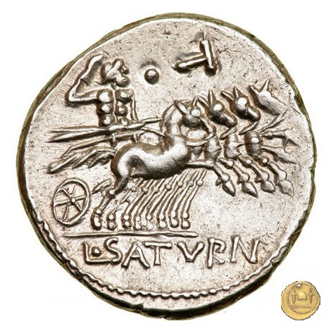 317/3 - denario L. Appuleius Saturninus 104 BC (Roma)